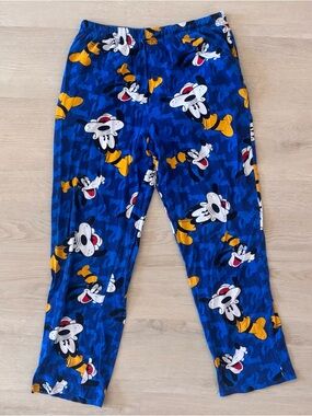 Disney Goofy All-Over Print Pajama Lounge Pants Blue Cotton Loungewear